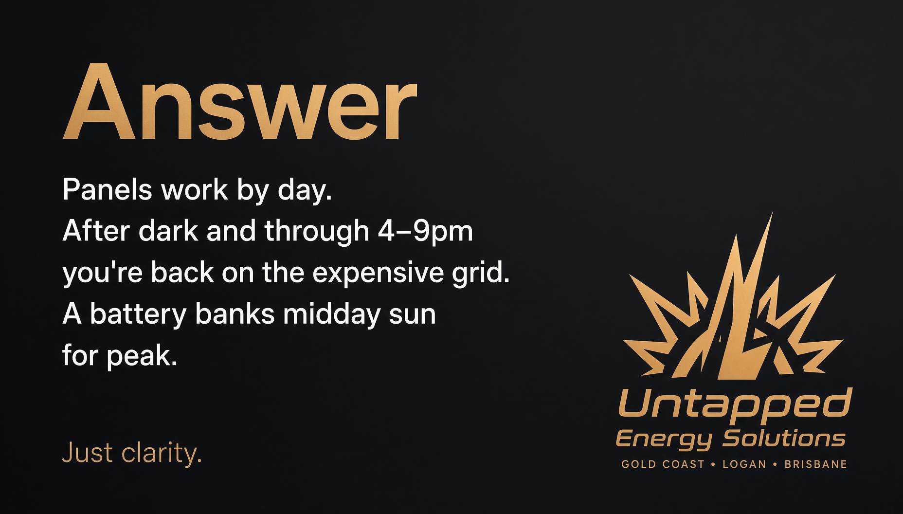 Why does Energex 4–9pm still hurt if I already have solar?