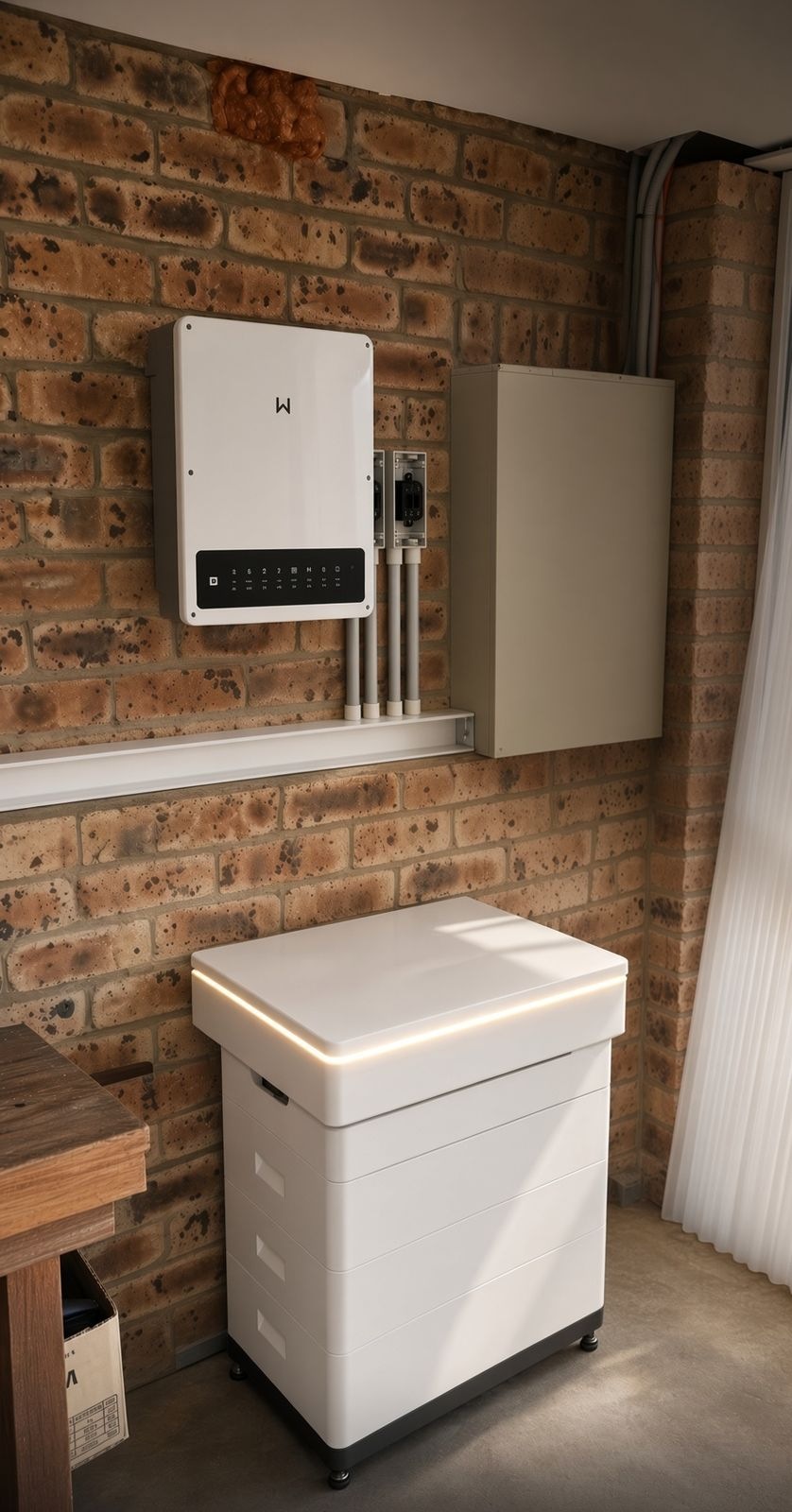 Untapped Energy clean home battery and hybrid inverter install Gold Coast
